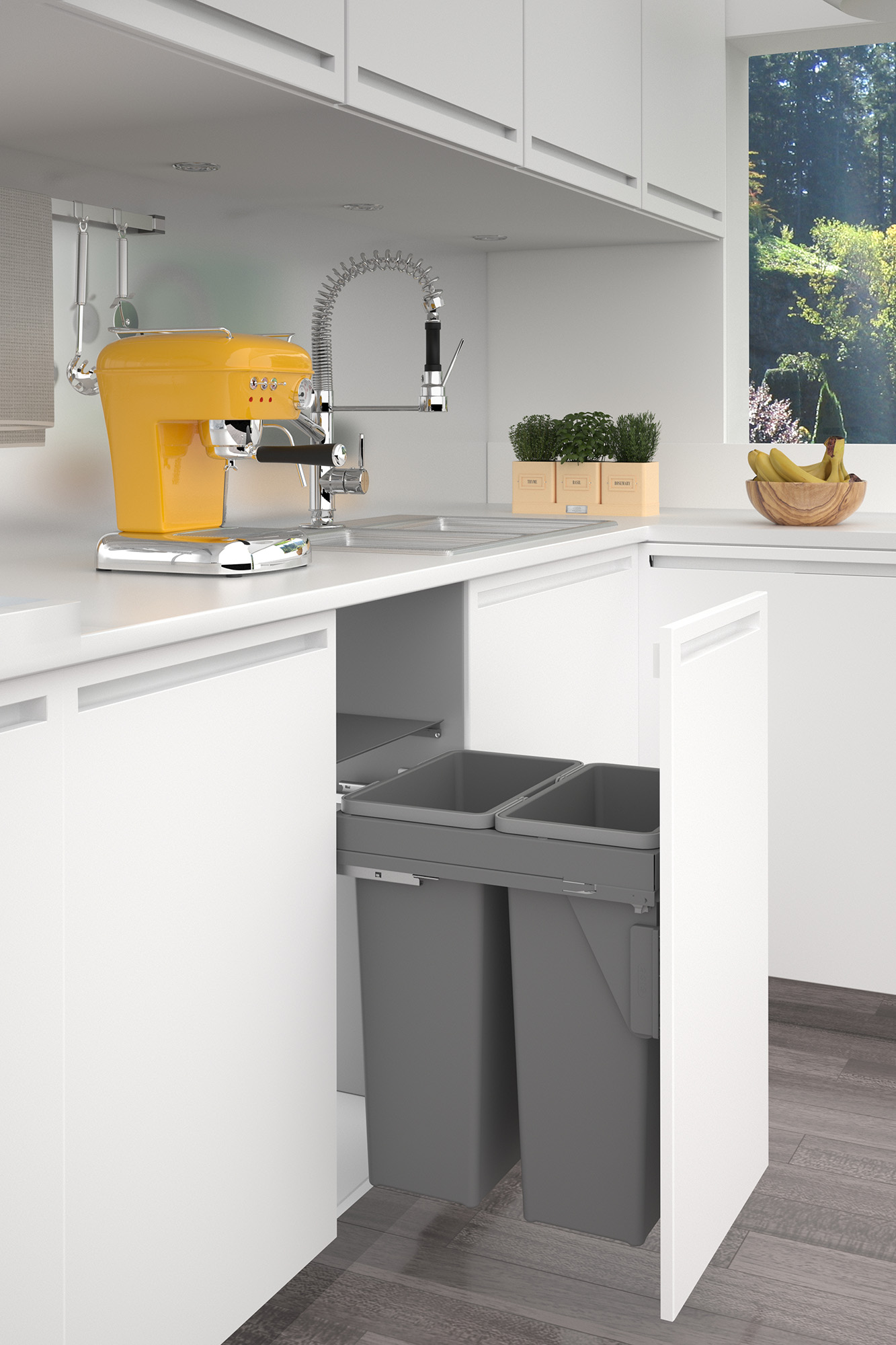 460 Bin 70L Capacity 2x35L – LS